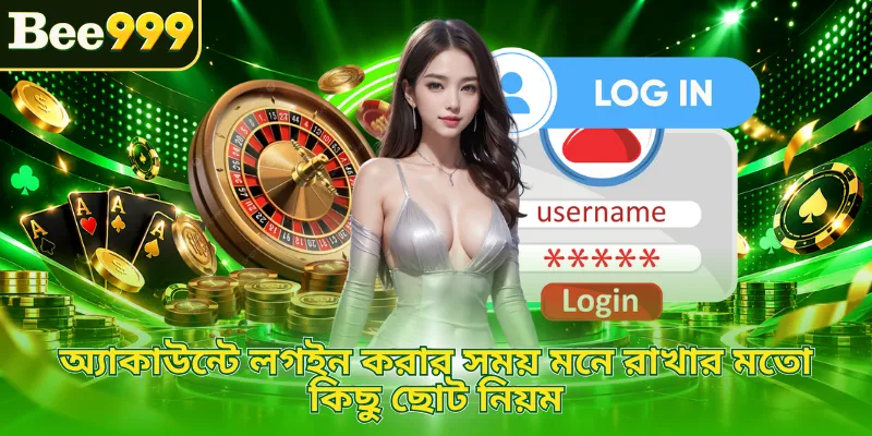 অ্যাকাউন্টে লগইন করার সময় মনে রাখার মতো কিছু ছোট নিয়ম