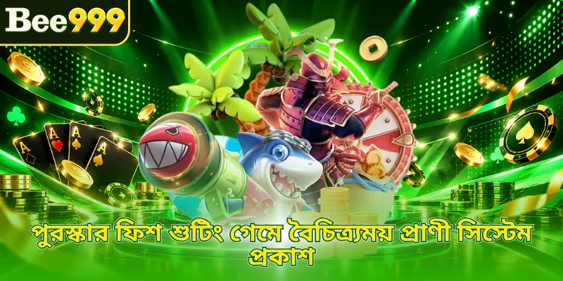 পুরস্কার ফিশ শুটিং গেমে বৈচিত্র্যময় প্রাণী সিস্টেম প্রকাশ