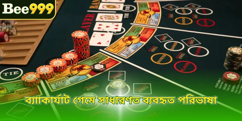 ব্যাাকার্যাট গেমে সাধারণত ব্যবহৃত পরিভাষা
