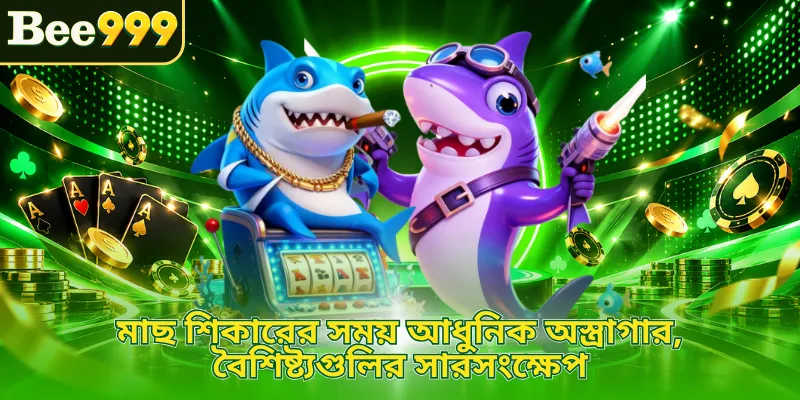 মাছ শিকারের সময় আধুনিক অস্ত্রাগার, বৈশিষ্ট্যগুলির সারসংক্ষেপ