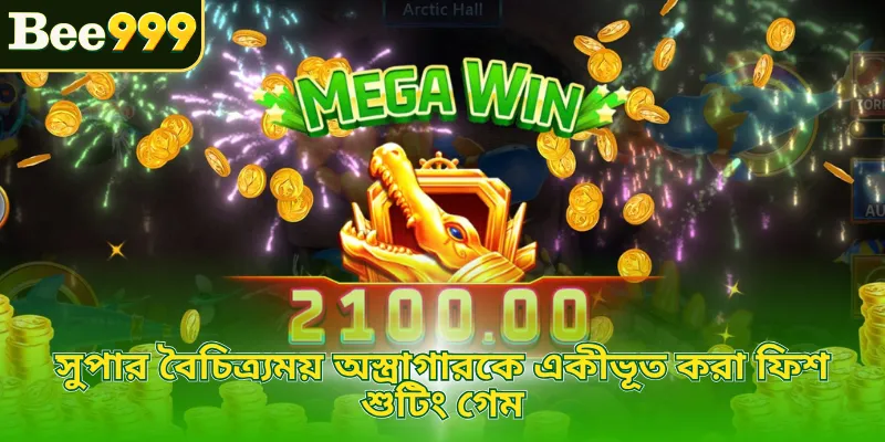 সুপার বৈচিত্র্যময় অস্ত্রাগারকে একীভূত করা ফিশ শুটিং গেম