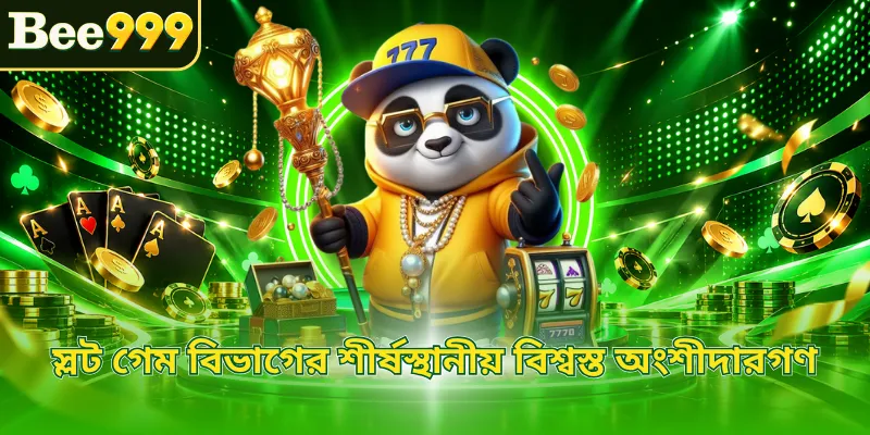 স্লট গেম বিভাগের শীর্ষস্থানীয় বিশ্বস্ত অংশীদারগণ